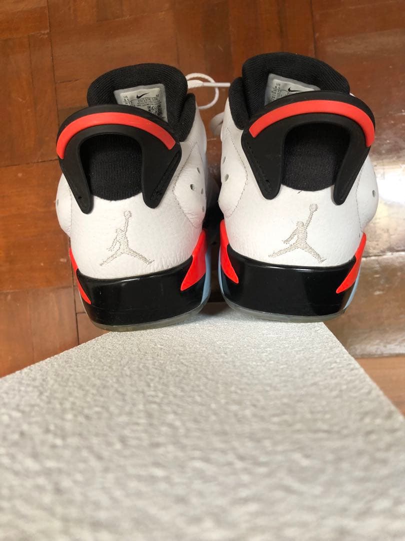 エアジョーダンゴルフ6 RetroLow White Infrerd26.5cm