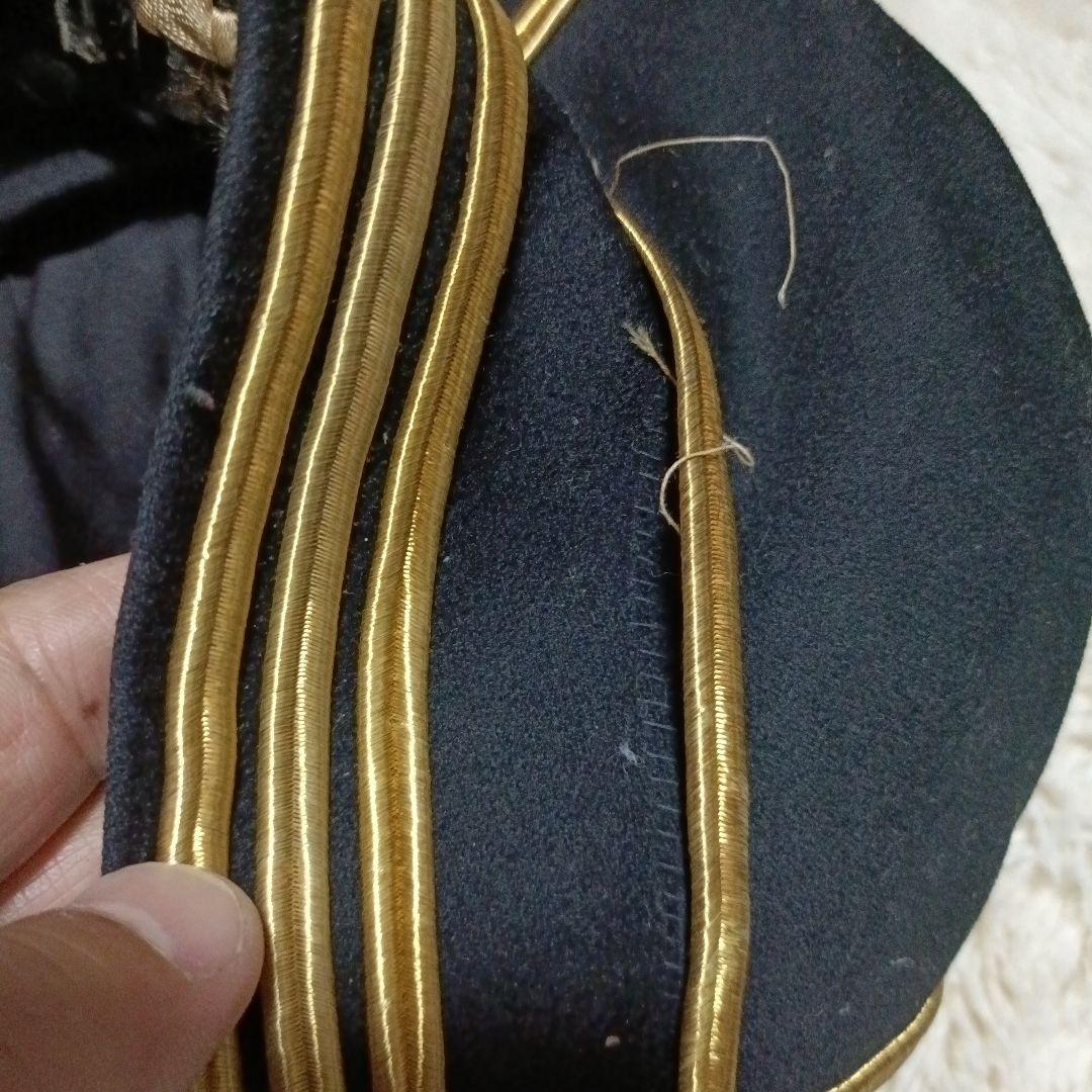 大日本帝国陸軍　大礼帽　制帽　旧日本軍　陸軍　アンティーク　軍帽　五芒星　当時物