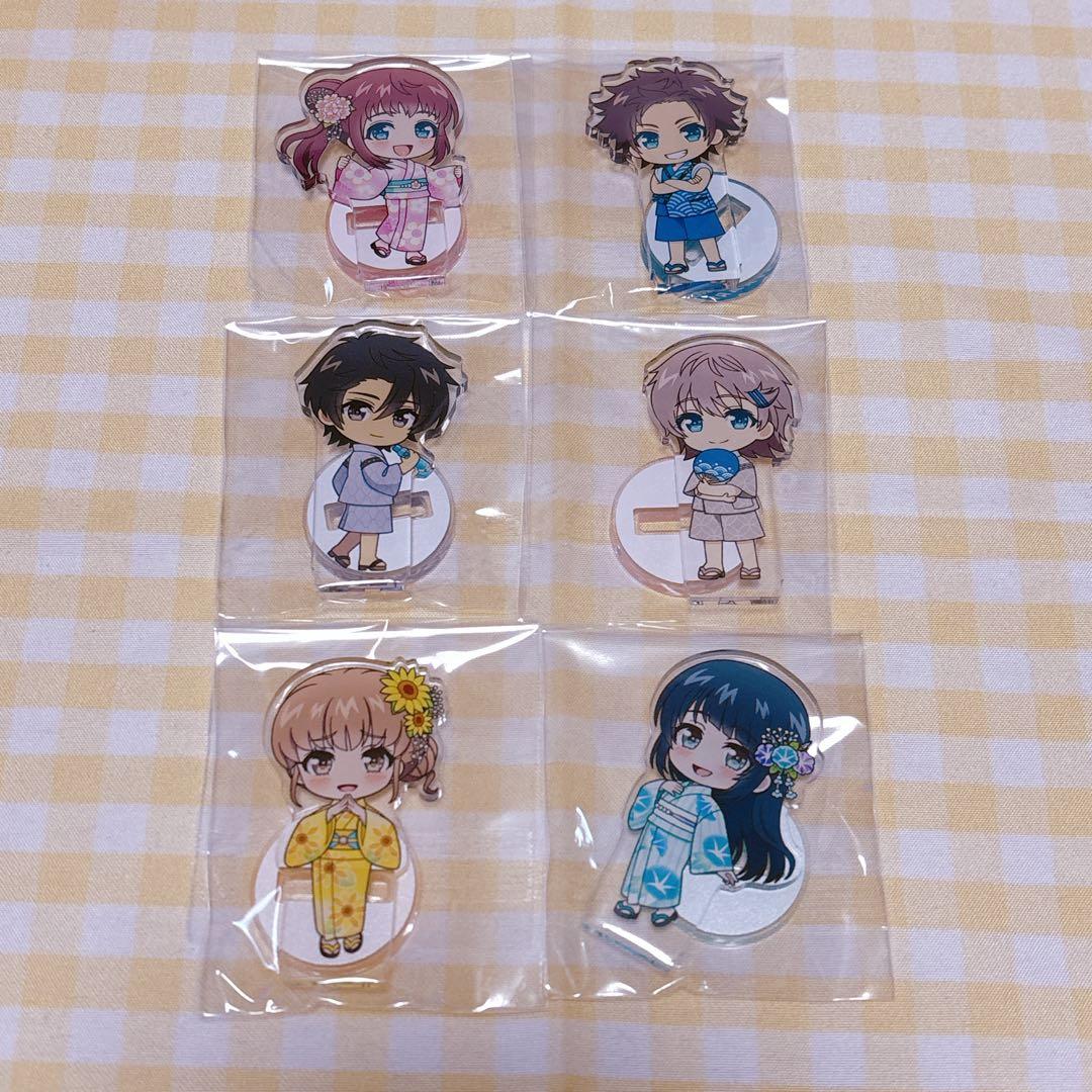 凪のあすから　熊野市　宿泊特典　凪あす　限定　浴衣　アクリルスタンド 6点