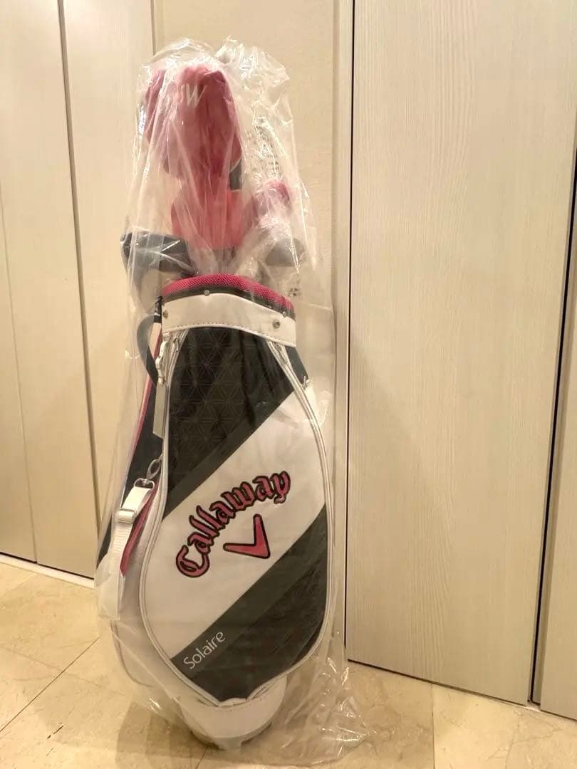 新品未使用 Callaway キャディバッグ レディース　正規付属カバー付き