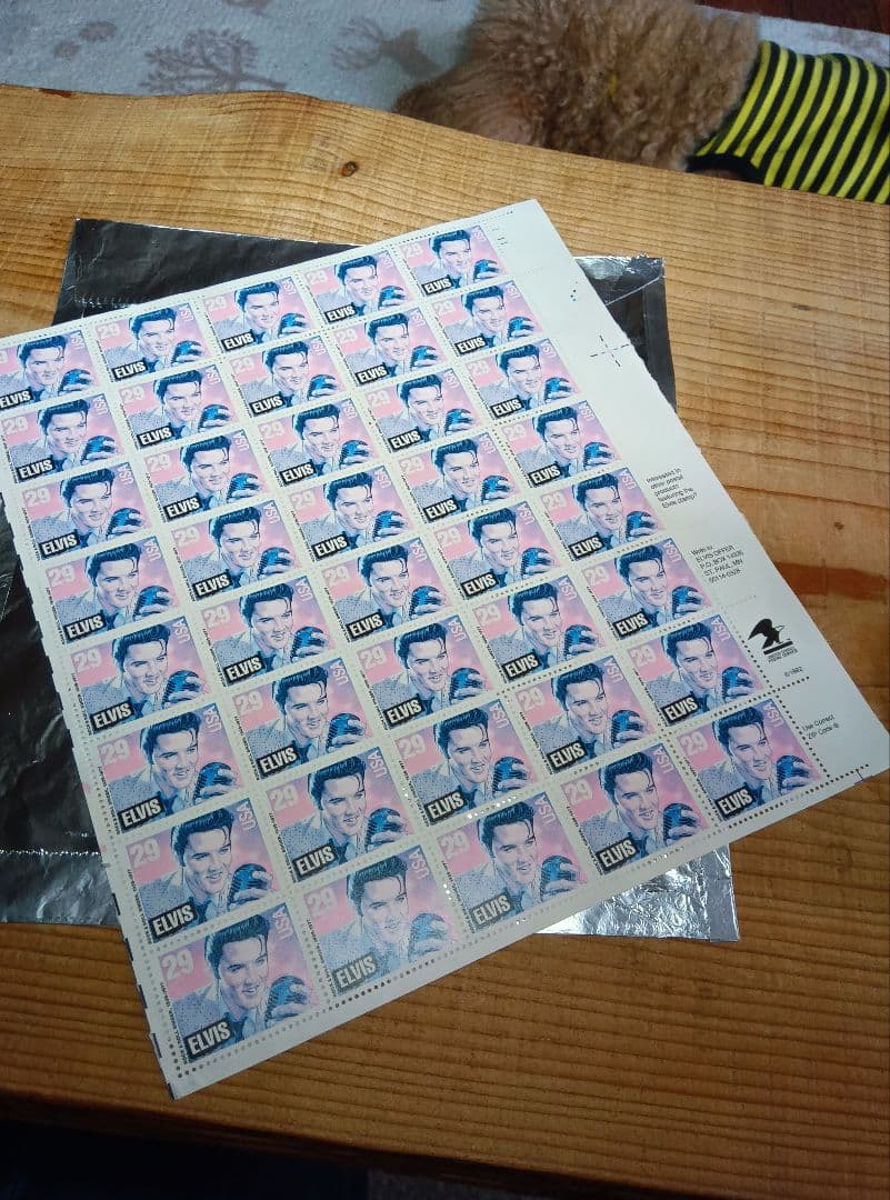 有名人の古い切手、未使用。