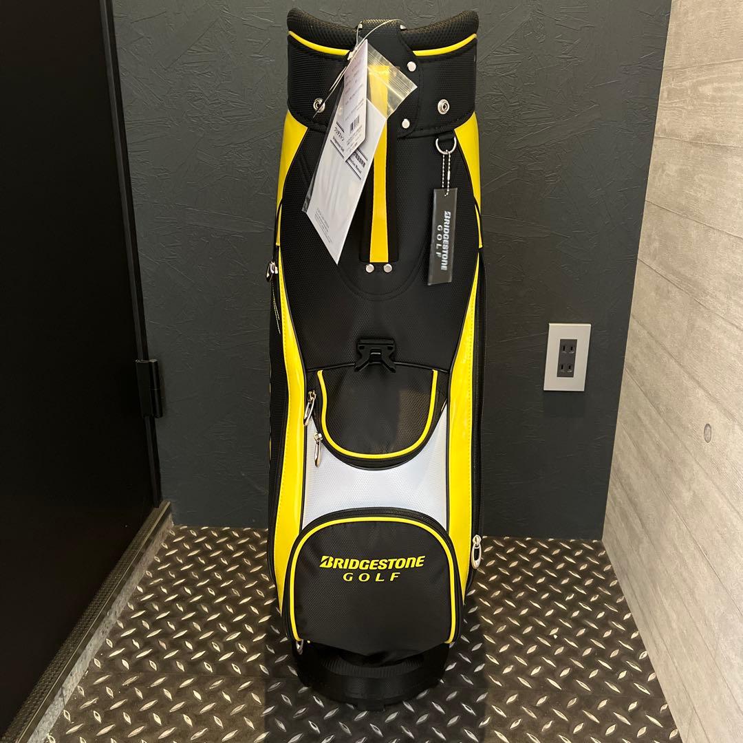 新品　BRIDGESTONE GOLF キャディバッグ イエロー/ブラック