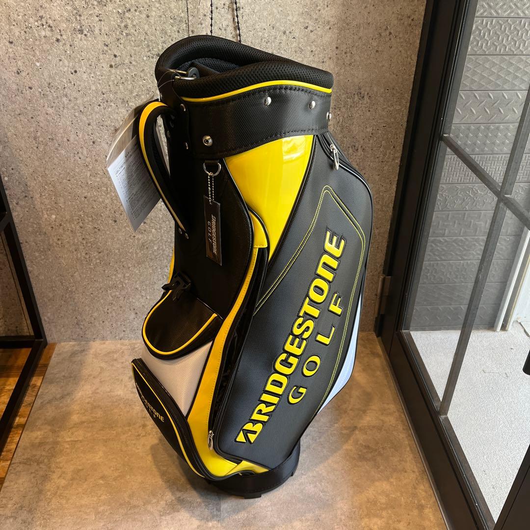 新品　BRIDGESTONE GOLF キャディバッグ イエロー/ブラック