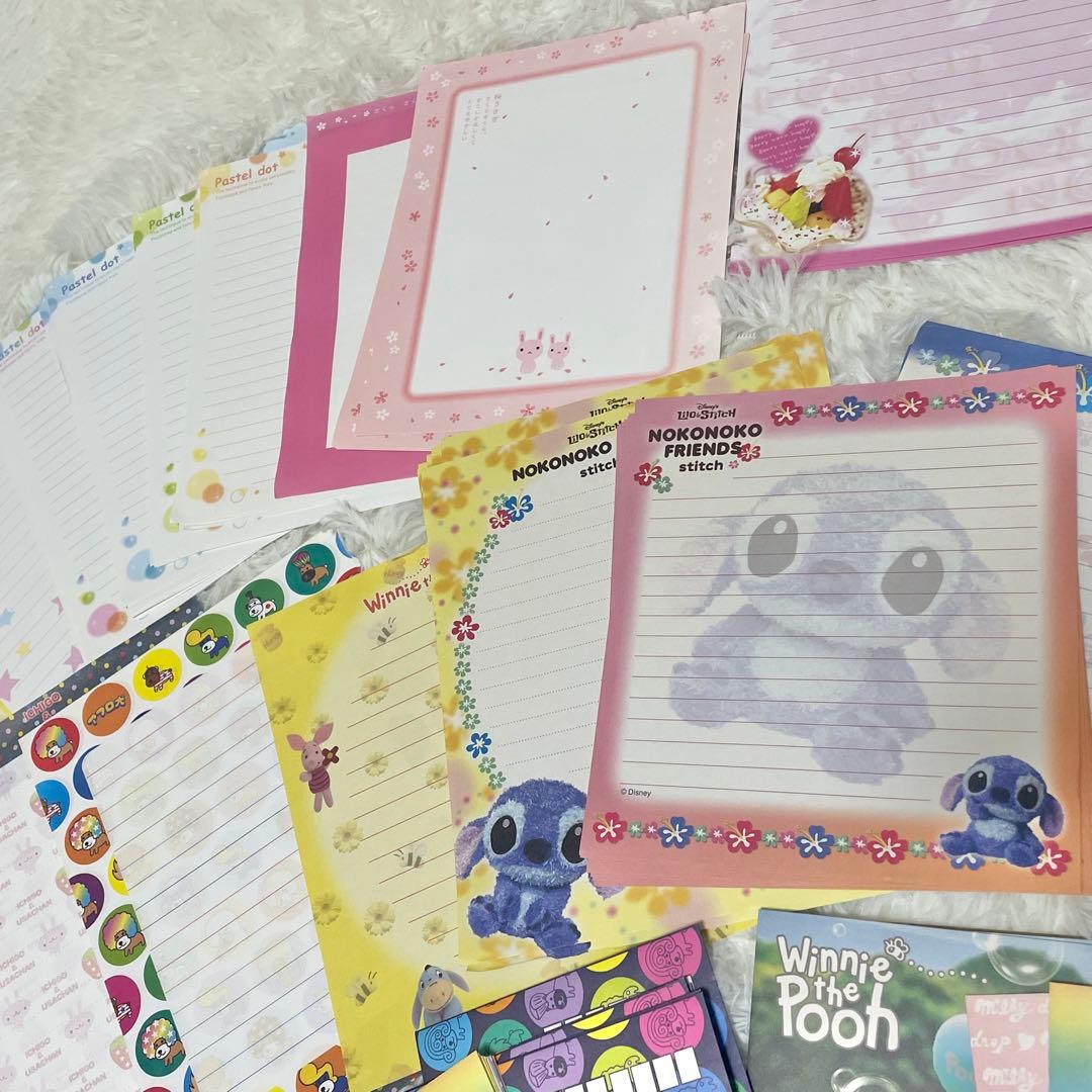 【希少】平成レトロ 当時物100% キャラクター便箋 封筒 大量まとめ売り