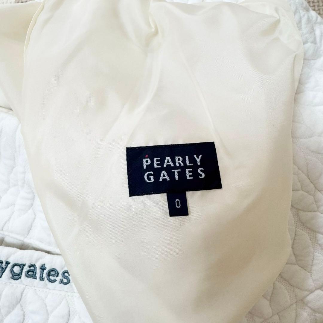 パーリーゲイツPEARLY GATES キルティングスカート　サイズ０　秋冬