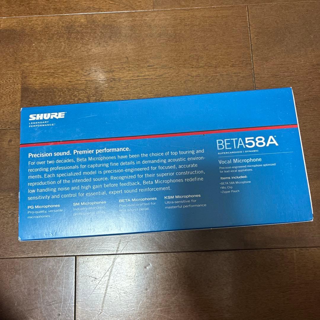 SHURE BETA 58A【保証書付き】