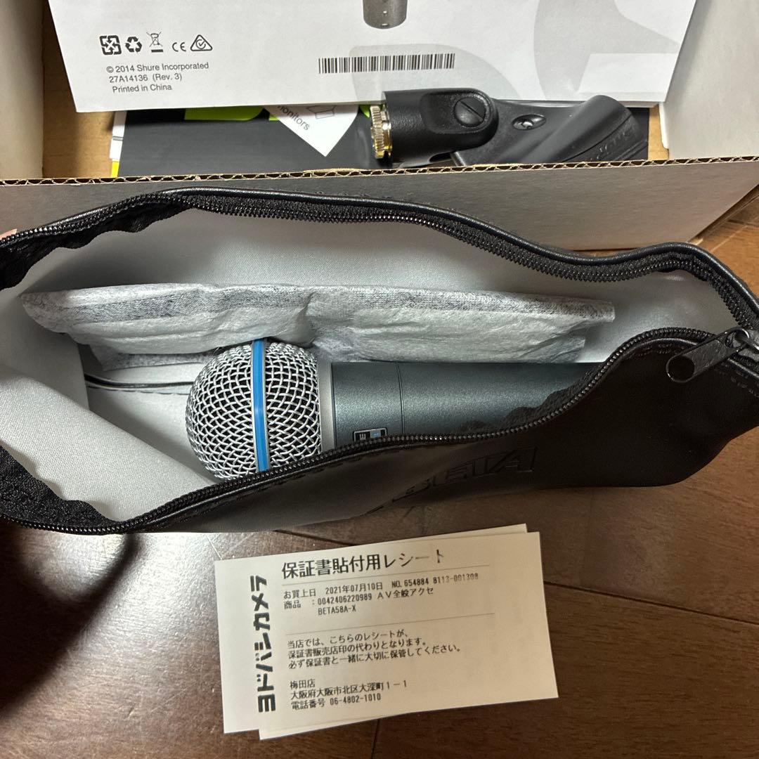 SHURE BETA 58A【保証書付き】