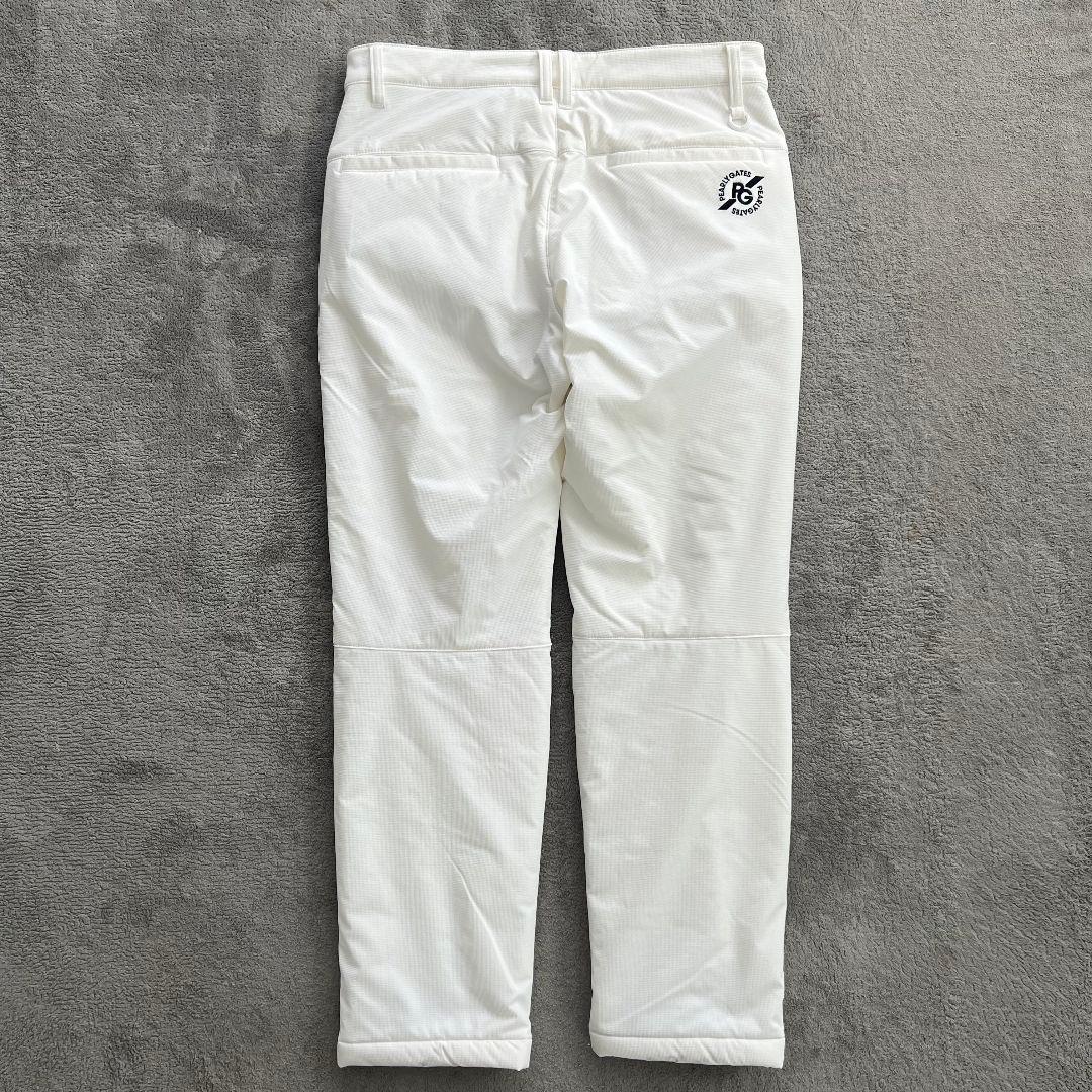 PEARLY GATES パーリーゲイツ　中綿入り　ロゴ　パンツ　メンズ　白　M