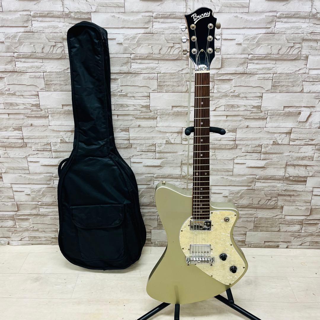 Burny バーニー エレキギター シャチ H-45 シルバー