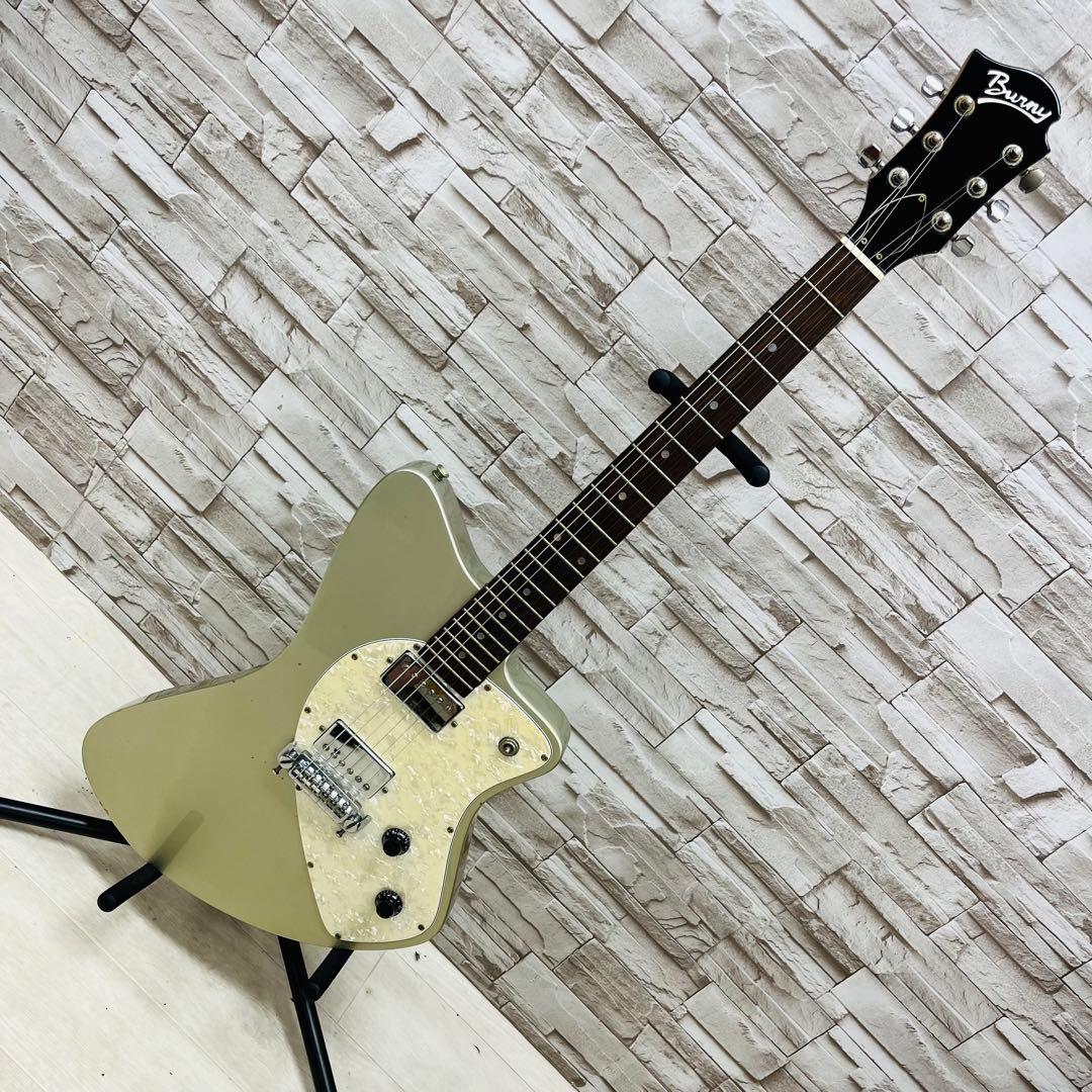 Burny バーニー エレキギター シャチ H-45 シルバー