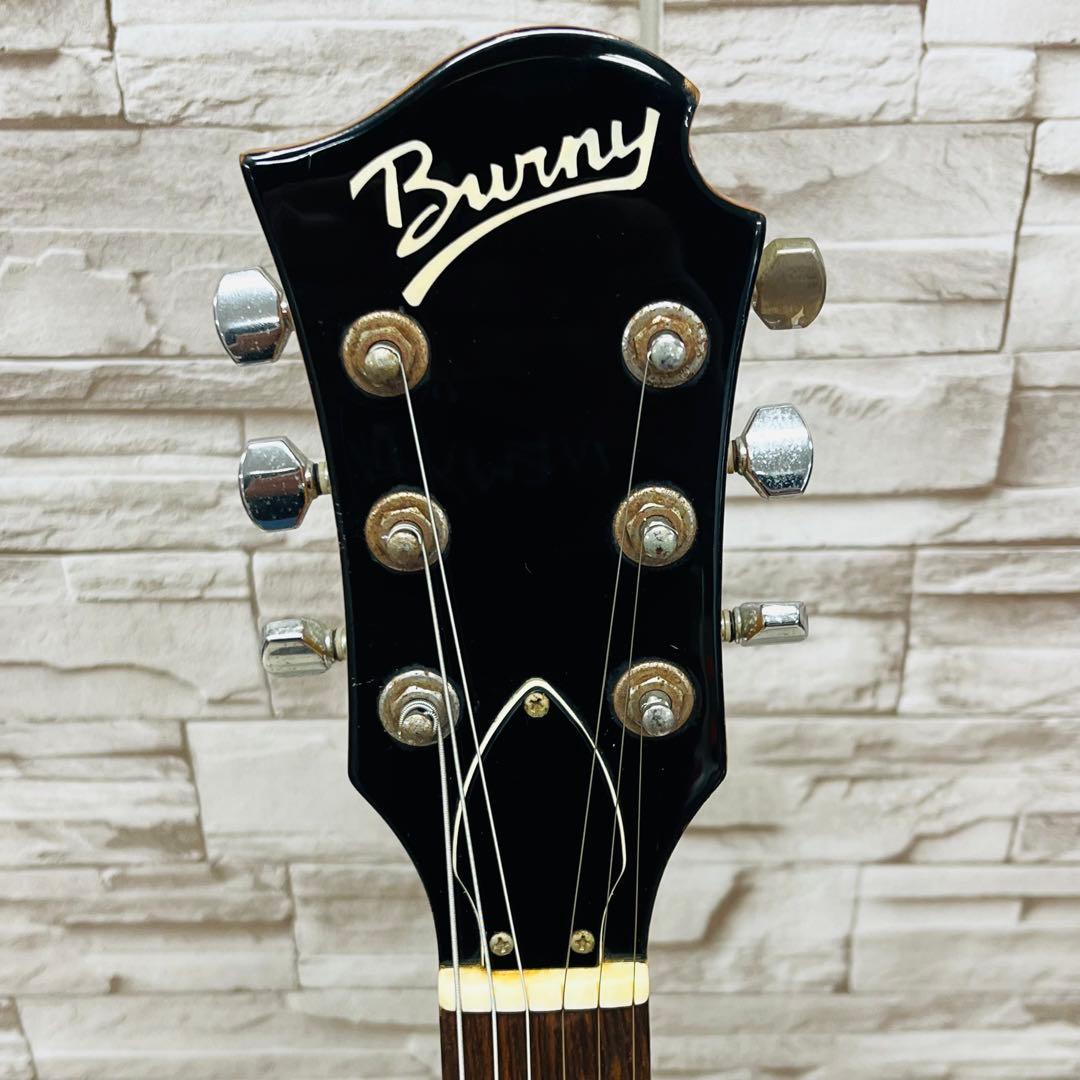 Burny バーニー エレキギター シャチ H-45 シルバー