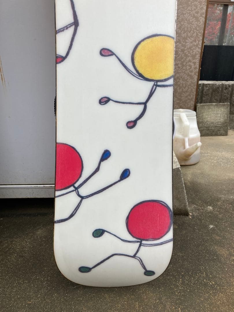 ハート柄スノーボードとビンディングのセット サイズ　138cm