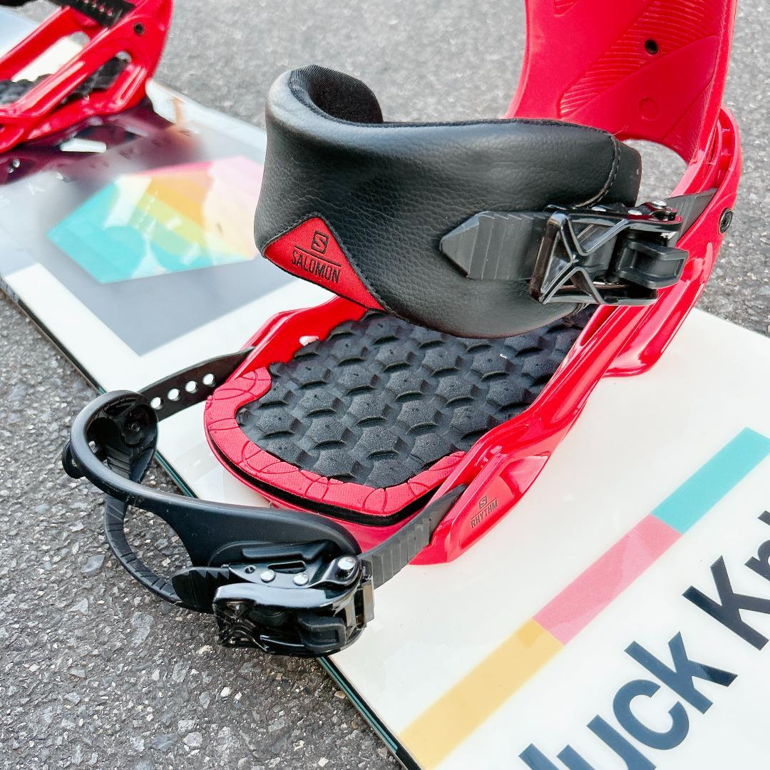 美品 スノーボード Salomon Huck Knife 150 スノボーセット