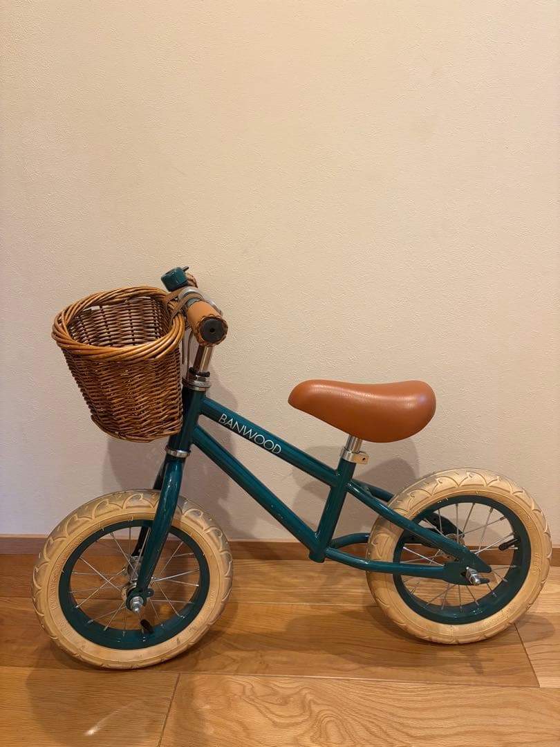 BANWOOD バランスバイク 緑　12インチ