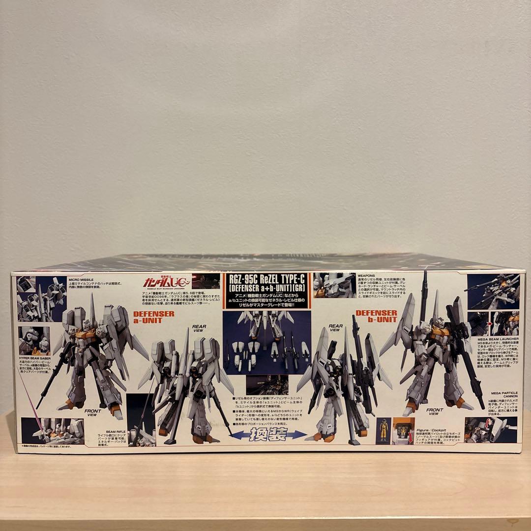 MG 1/100 リゼルC型（ディフェンサーa+bゼネラルレビル配備機）未組立