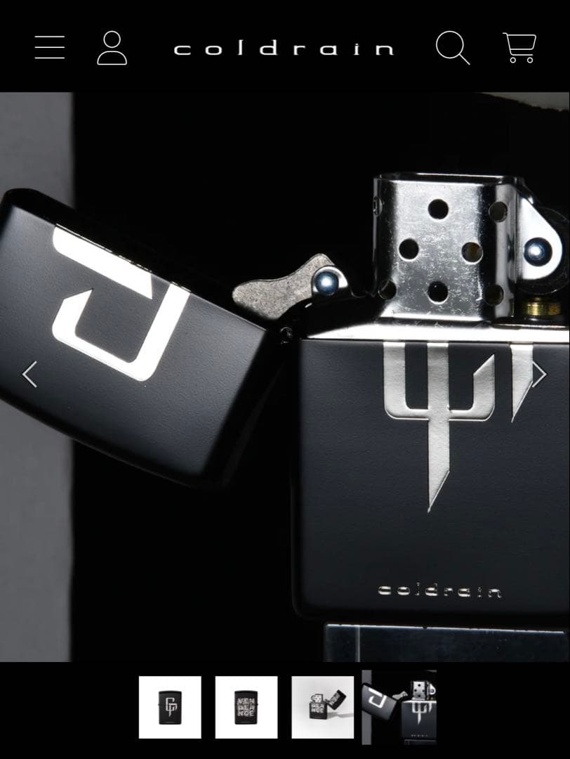 coldrain VENGEANCE Zippo 新品未使用