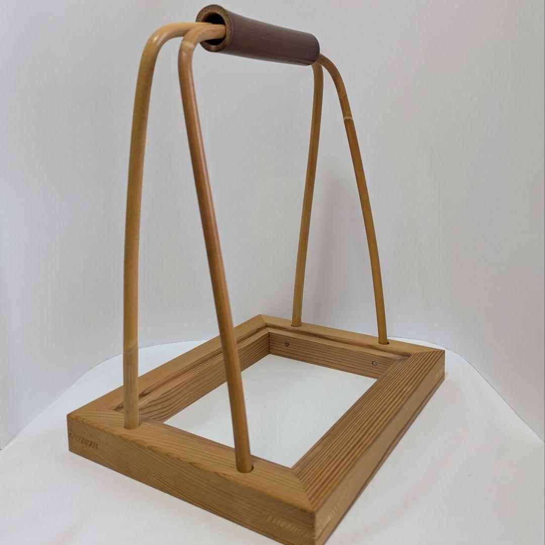 手付き火消し壺　黒四方　サイズ大 黒共蓋陶器製　水屋道具