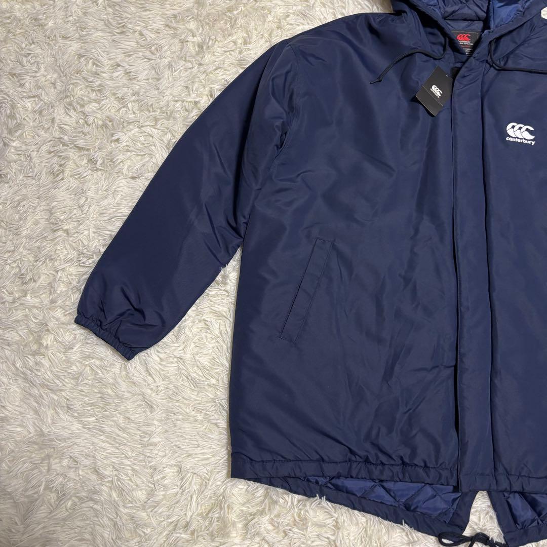 【タグ付き・未使用級】canterbury フード付きジャケット 3L ネイビー