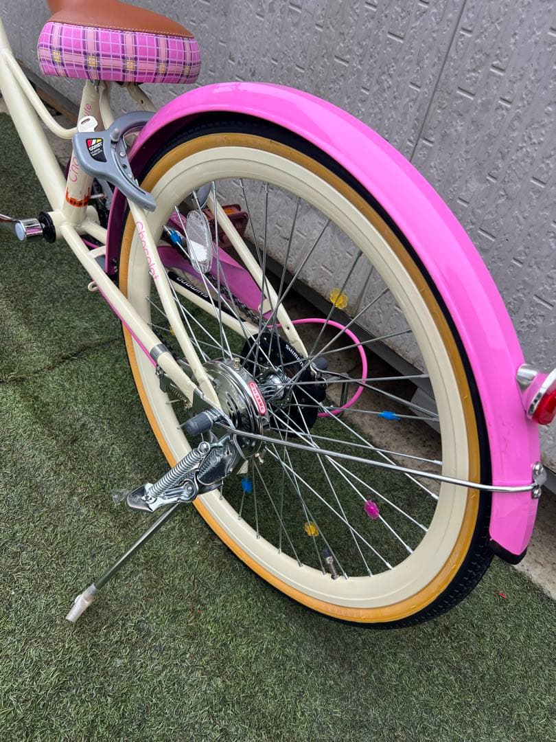 Chocolat cute 自転車　キッズ自転車　女の子　6ギア　22インチ
