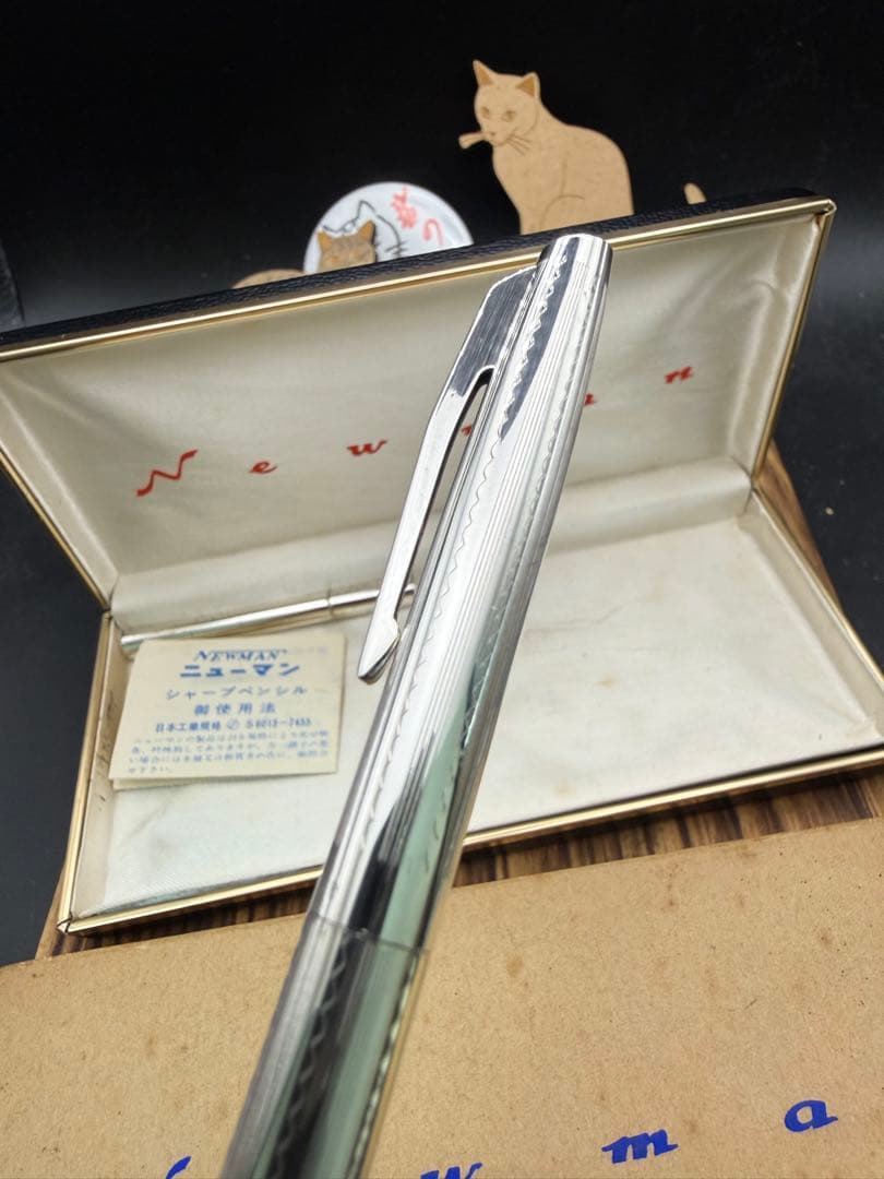 NEWMAN ペンシル 0.5 繰出式 silver 925 昭和レトロ