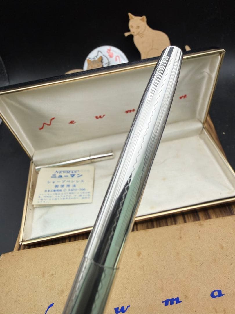 NEWMAN ペンシル 0.5 繰出式 silver 925 昭和レトロ