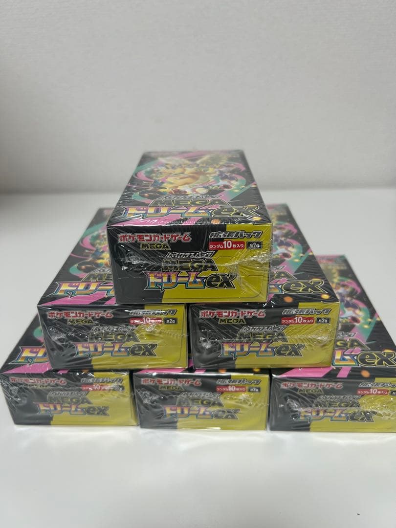 ポケモンカード MEGAドリームex シュリンク付き 6BOX
