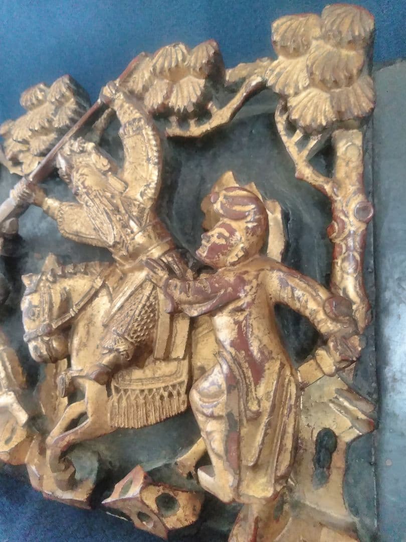 木製、時代彫刻　(明代〜)