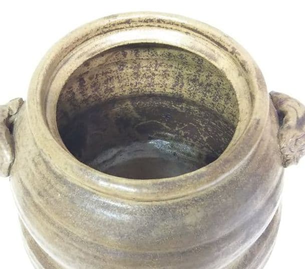 最終特価 茶道具 丹波焼 水指 相野窯 石田 陶春 女流作家 如意庵 立花大亀