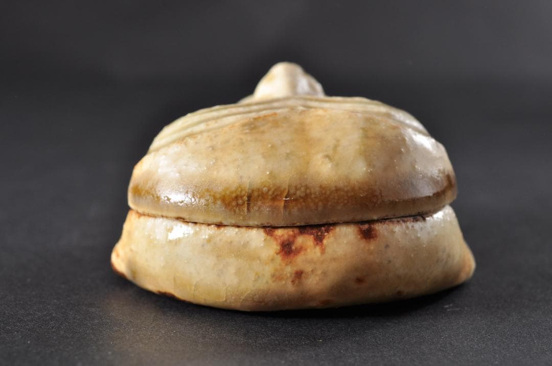 香合　猿　美濃焼　茶道具　香入れ　14代　加藤康景