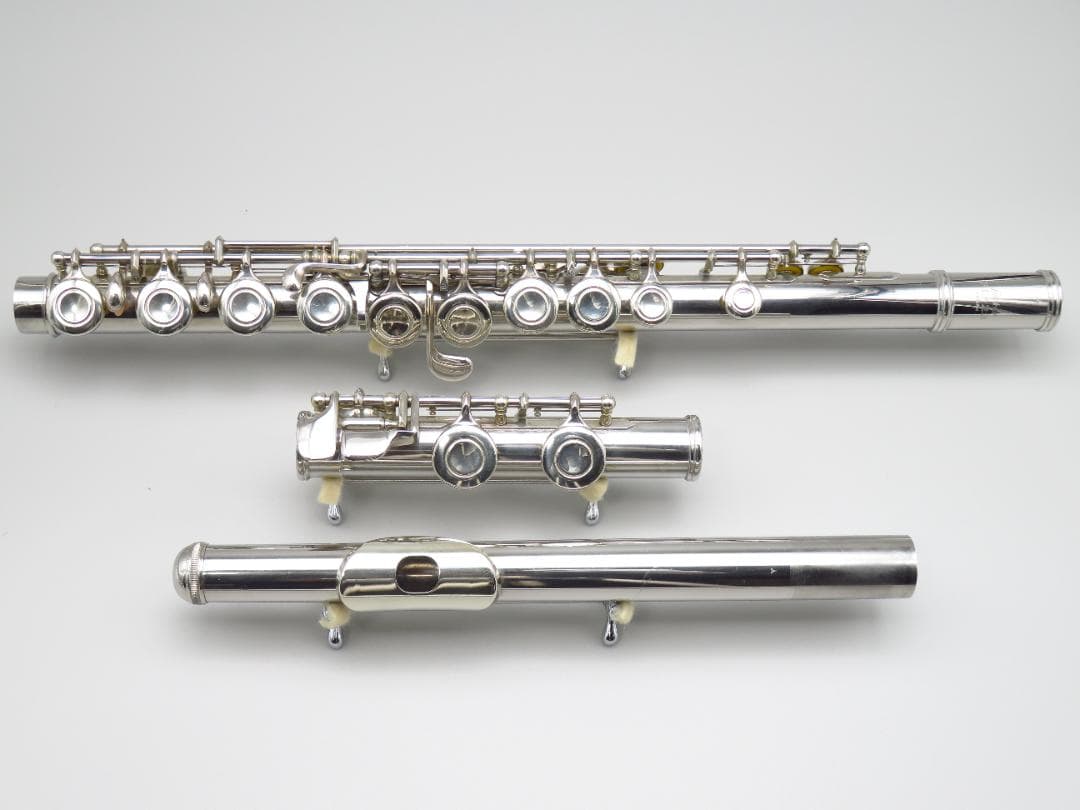 全タンポ＆ヘッド・コルク交換済　フルート　Nikkan　Eメカ付き