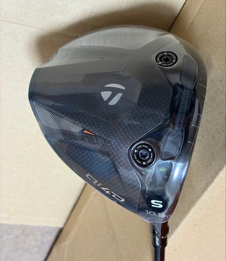 新品未使用 テーラーメイド最新ドライバーQi4D 10.5°REAX MR60S