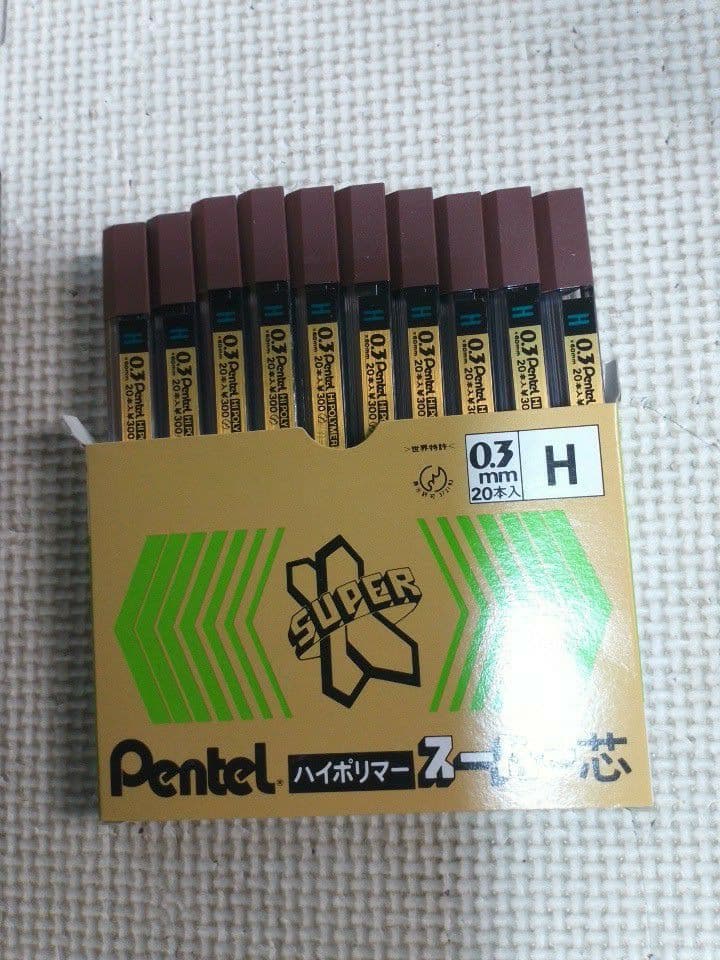 ぺんてる スーパー芯 超大量セット 未使用 109箱 0.3mm 0.4mm