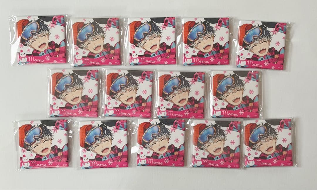 アイナナ 雪景色 百 スクエア缶バッジ14点