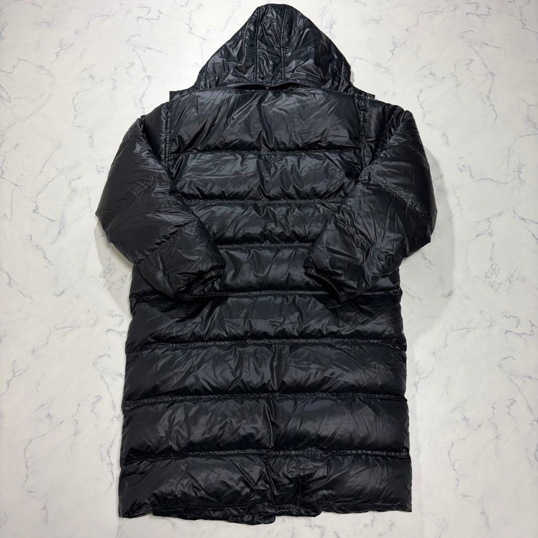 ナイキ ダウンコート ベンチコート フード付き ブラック XL 大きいサイズ