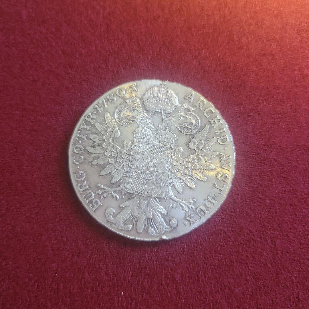 (本物)  Maria Theresa  1780 オーストリアシルバー
