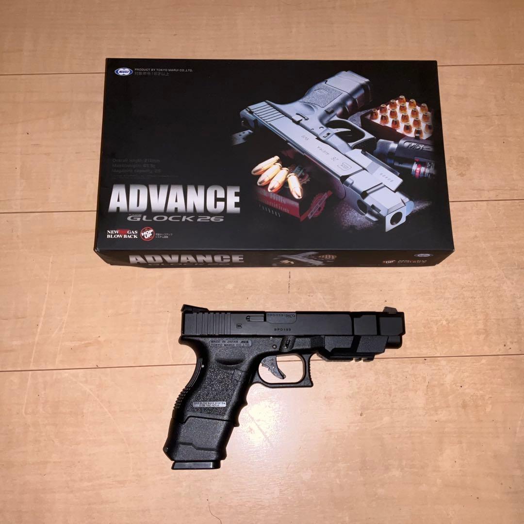 ADVANCE GLOCK 26 ガスガン ブラック