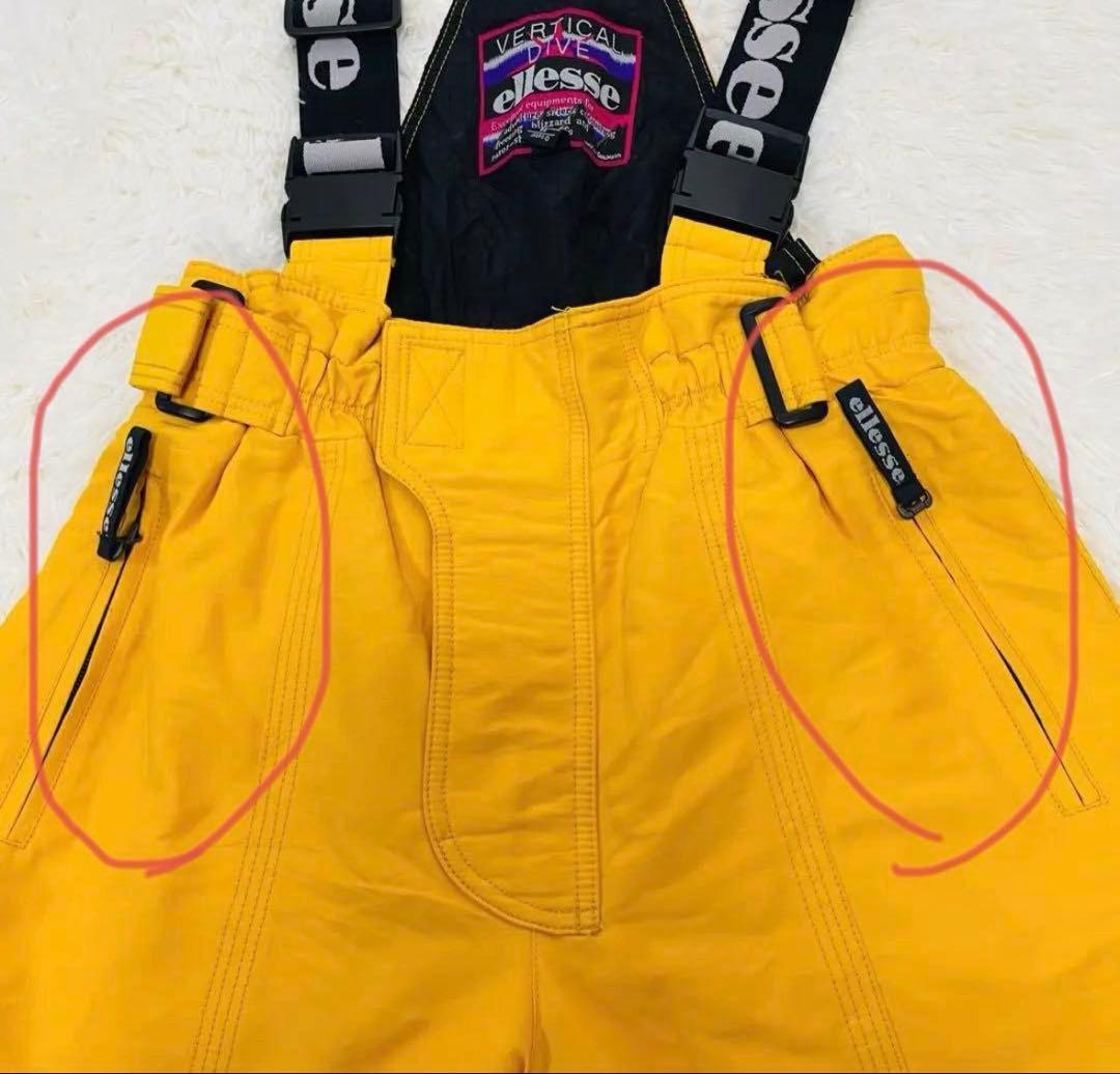 エレッセ スキーウェア 上下セット Lサイズ イエロー ゴールドウイン製