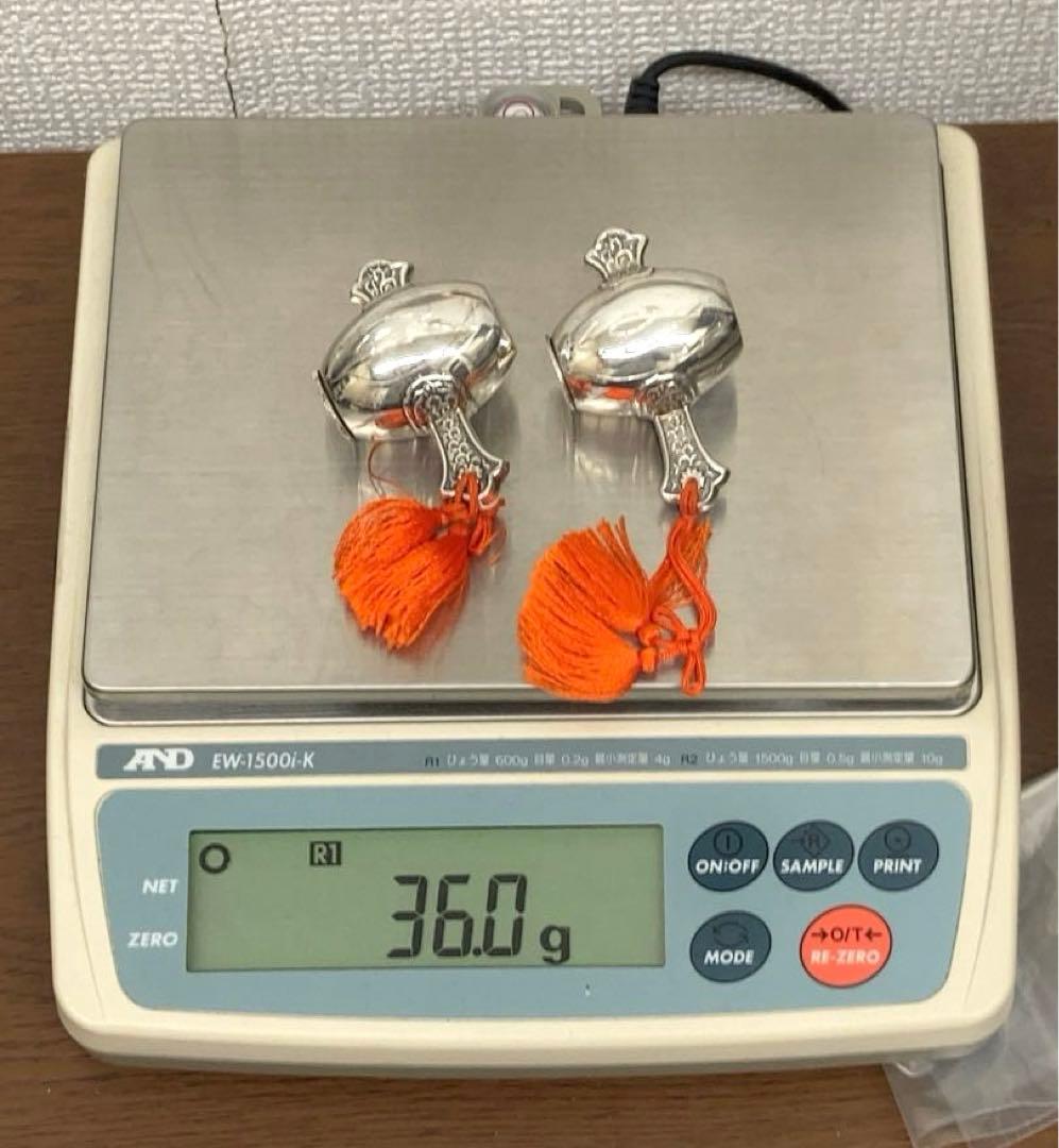 スターリングシルバー製　ミニ小槌　セット