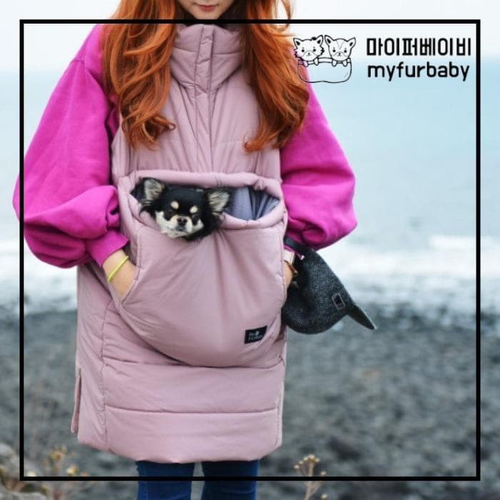 3万3,000円 myfurbaby 犬用ペットキャリーダウンベストピンク　Ｓ