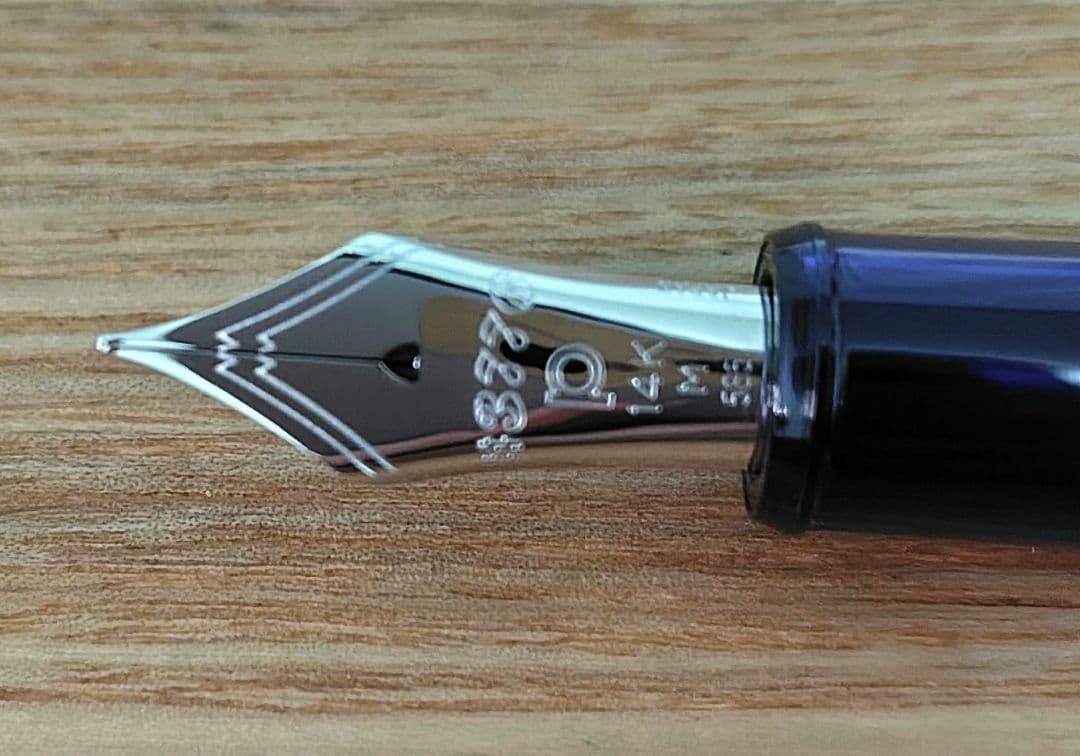 プラチナ万年筆 #3776 センチュリー ロジウム シャルトルブルー 中字