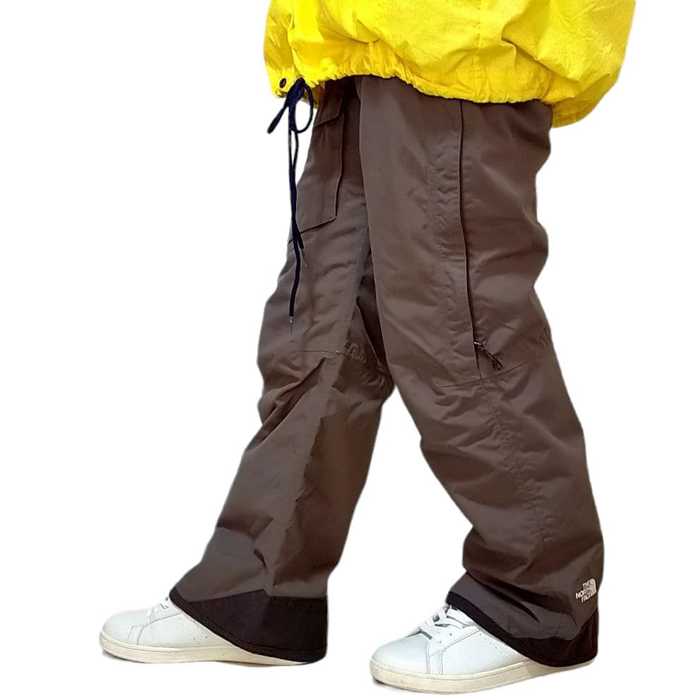 【美品 高機能】US ノースフェイス HYVENT スノーボード モカ パンツ