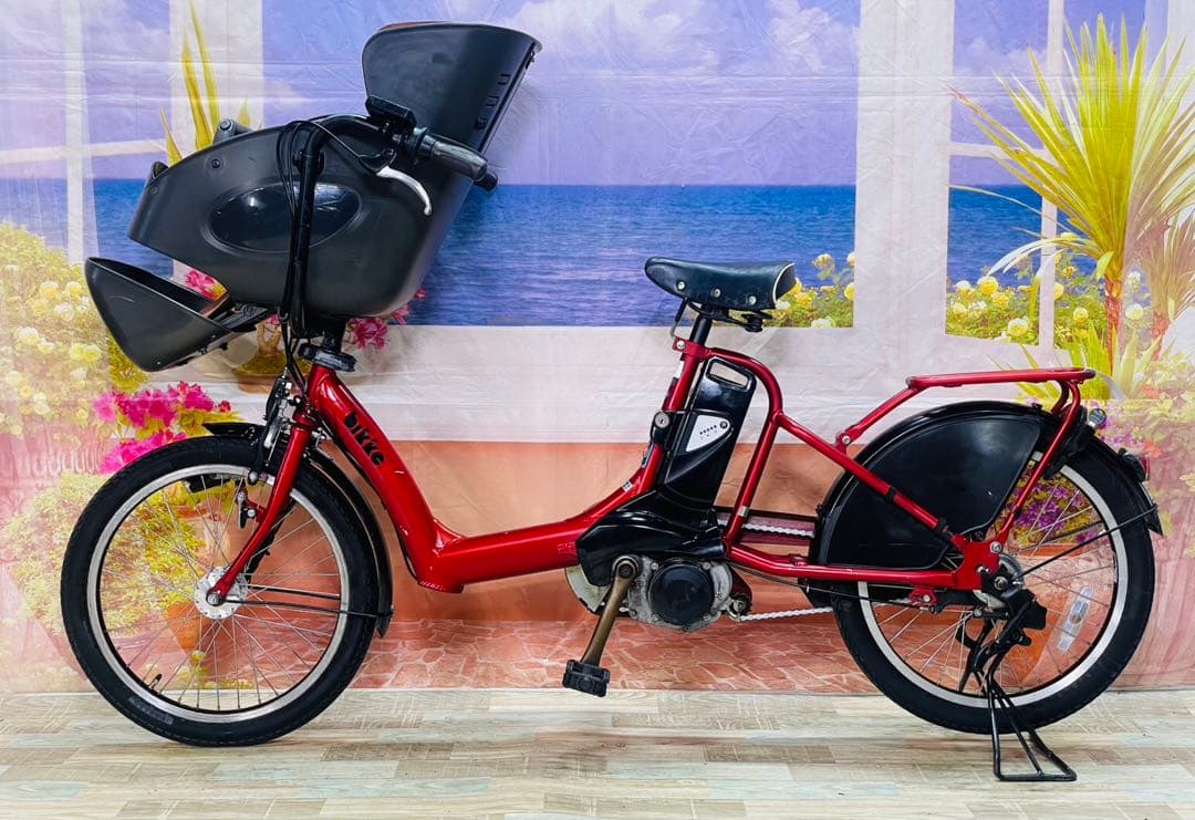 超人気！BIKKE ビッケ13AH！⭐️ブリヂストン子供乗せ電動自転車Y3417