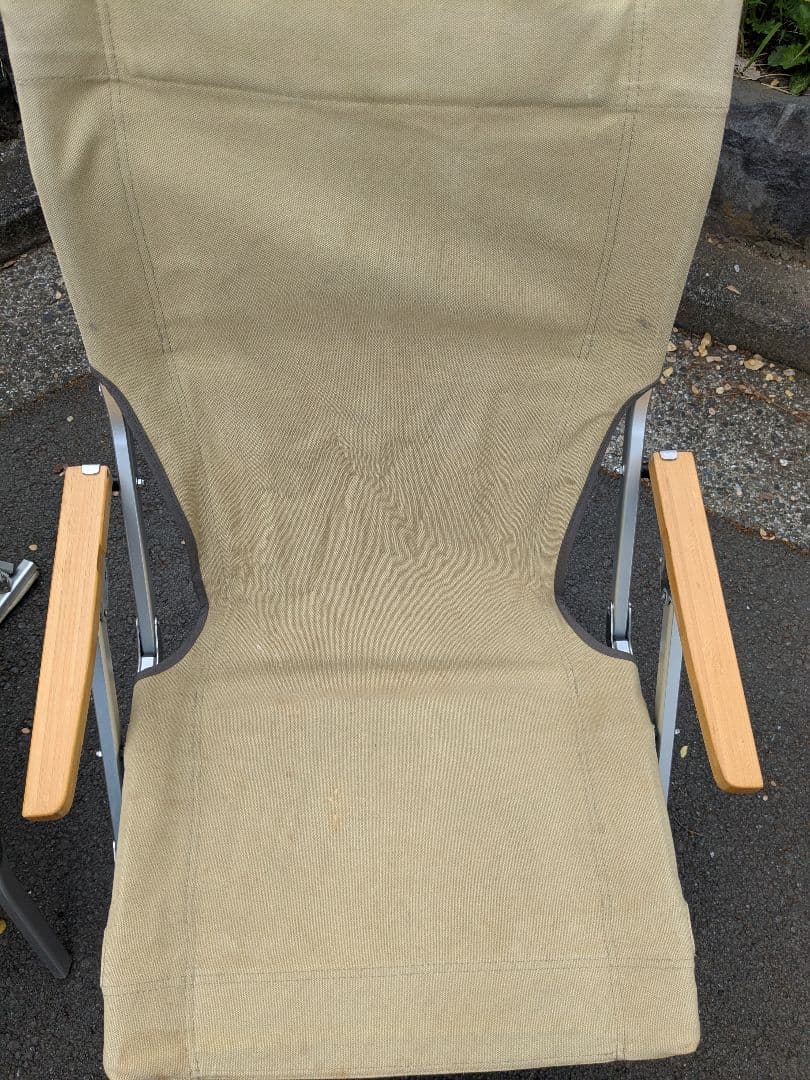 スノーピーク　ローチェア30　カーキ　2脚セット旧タイプ　廃盤品キャンバス