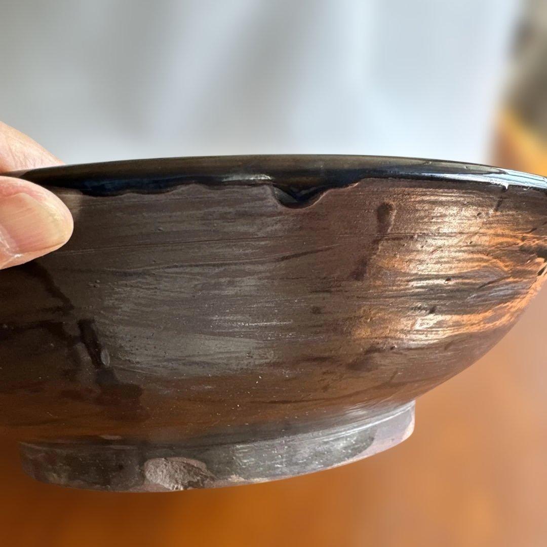 壺屋焼.小橋川永弘.緑釉.唐草.掻き落とし.大皿.希少品.未使用品