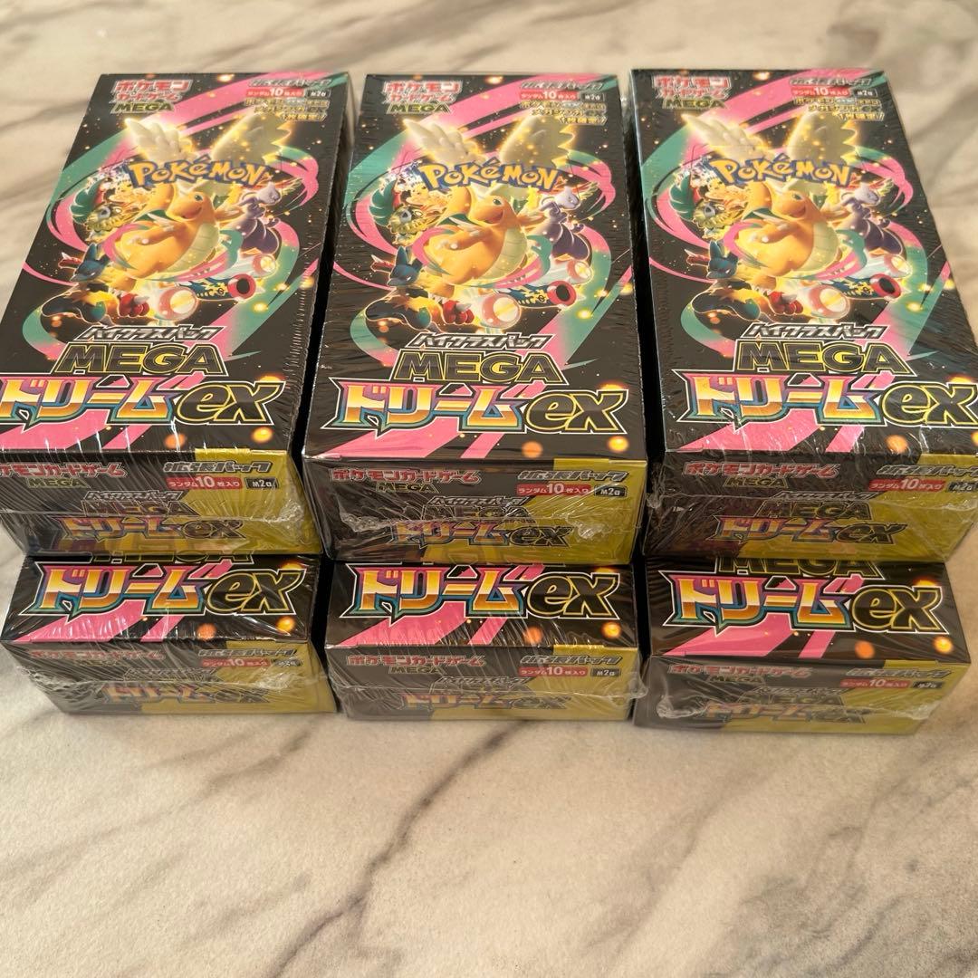 新品未開封シュリンク付き6BOX megaドリームex