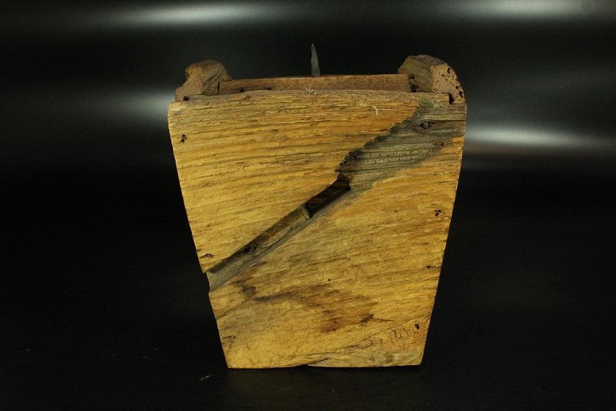 茶道具 古民具 舟板 吊瓶 花器(K-YB310)