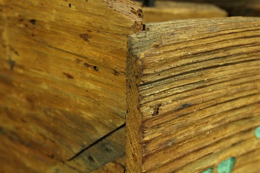 茶道具 古民具 舟板 吊瓶 花器(K-YB310)