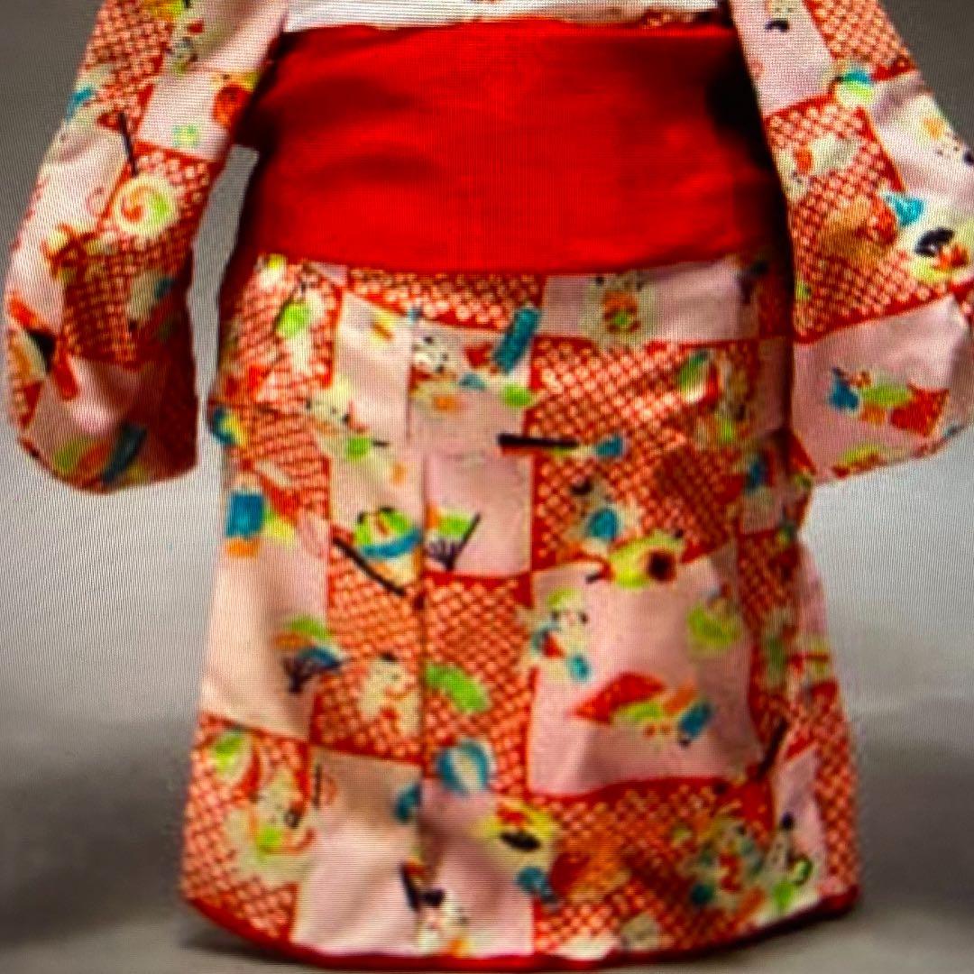 昭和レトロ　特大54センチ　浴衣着キューピー人形