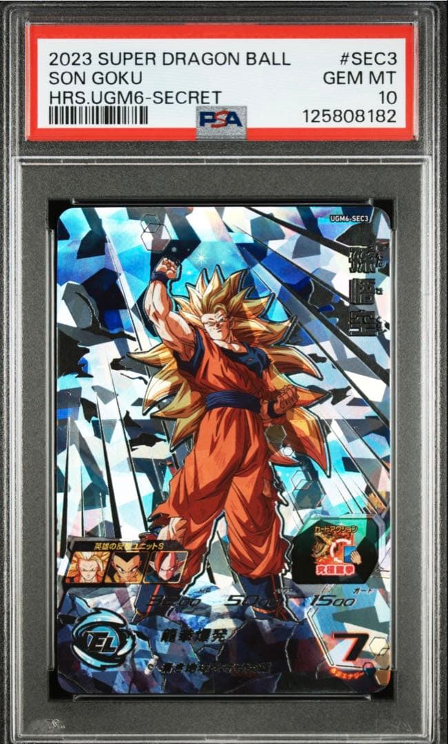 スーパードラゴンボールヒーローズ　ugm6-sec3 pas10