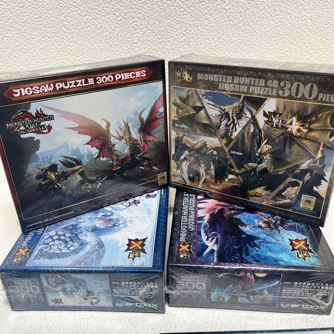 新品未開封 モンスターハンター ジグソーパズル 300P 6個セットまとめ売り